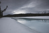 Dark Winter Evening On The Athabasca River In The Canadian Rockies, Jasper National Park, Alberta PosterPrint - Item # VARDPI2032623