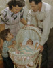 Mid adult couple with their son and daughter Poster Print - Item # VARSAL381037558