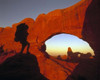 Mountaineering Arches National Park  UT Poster Print by Panoramic Images (15 x 12) - Item # PPI66523