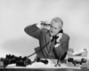 Businessman talking on the telephone in an office Poster Print - Item # VARSAL25548486