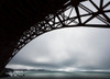 Suspension bridge over Pacific ocean, Golden Gate Bridge, San Francisco Bay, San Francisco, California, USA Poster Print - Item # VARPPI168429