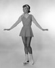 Studio portrait of young woman ice skating Poster Print - Item # VARSAL255417895