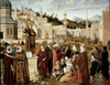 St. Stephen Preaching at Jerusalem   Vittore Carpaccio   Musee du Louvre  Paris Poster Print - Item # VARSAL11582338