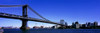 Suspension bridge over a river, Manhattan Bridge, New York City, New York State, USA Poster Print - Item # VARPPI151475