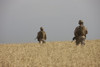 U.S. Marines patrol a wadi near Kunduz, Afghanistan clearing it for a range exercise Poster Print - Item # VARPSTTMO100298M