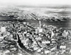USA  Massachusetts  Boston  Areal view of city Poster Print - Item # VARSAL255423103