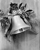 Close-up of a Christmas bell with holly leaves hanging on a wall Poster Print - Item # VARSAL25539447