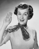 Portrait of a young woman waving Poster Print - Item # VARSAL25510698