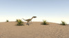 Coelophysis walking across a barren landscape Poster Print - Item # VARPSTKVA600490P