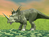 3D rendering of a Styracosaurus dinosaur Poster Print - Item # VARPSTEDV600087P