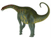 Jobaria dinosaur on white background. Jobaria was a herbivorous sauropod dinosaur that lived in the Jurassic Period of the Sahara Desert in Africa Poster Print - Item # VARPSTCFR200615P