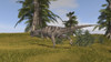 Ceratosaurus running across a grassy field Poster Print - Item # VARPSTKVA600478P