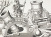16Th Century Mortars On Moveable Carriages. From Military And Religious Life In The Middle Ages By Paul Lacroix Published London Circa 1880. PosterPrint - Item # VARDPI1905729