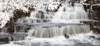 Waterfalls With Fresh Snow; Thunder Bay, Ontario, Canada PosterPrint - Item # VARDPI1910533