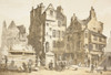 Netherbow House, Edinburgh, Scotland, As It Was In 1843. Tradition Says John Knox Lived In It. From The Scots Worthies According To Howie's Second Edition, 1781. Published 1879. PosterPrint - Item # VARDPI1877564