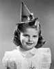 Portrait of a girl wearing a birthday hat and smiling Poster Print - Item # VARSAL2553306