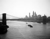USA  New York  New York City  Brooklyn Bridge with city skyline Poster Print - Item # VARSAL255416886