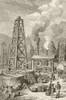 An Oil Well In Nineteenth Century Pennsylvania, Usa. From The Book Chips From The Earth's Crust Published 1894. PosterPrint - Item # VARDPI1872493