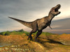 Tyrannosaurus Rex dinosaur walking in desert landscape Poster Print - Item # VARPSTEDV600147P