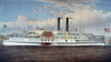 People's Line - Hudson River  The Palace Steamers of the World  Currier & Ives  Library of Congress  Washington D.C. Poster Print - Item # VARSAL9001299
