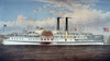 People's Line - Hudson River  The Palace Steamers of the World  Currier & Ives  Library of Congress  Washington D.C. Poster Print - Item # VARSAL9001299