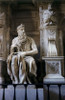 Moses   C.1513-15  Buonarroti  Michelangelo(1475-1564 Italian)  Marble Sculpture San Pietro in Vincoli  Rome  Italy Poster Print - Item # VARSAL3844149