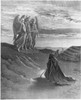 The Lord Appearing Before Abraham  Gustave Dore  Engraving Poster Print - Item # VARSAL995103141