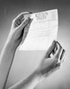 Close-up of a woman's hands holding a telegram Poster Print - Item # VARSAL25535520