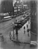 USA  New England  Vermont  Bennington  People walking down street in rain Poster Print - Item # VARSAL255418815