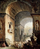 The Musicians   Hubert Robert   Oil on Canvas  Pushkin Museum of Fine Arts  Moscow Poster Print - Item # VARSAL261522