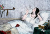 Waman laying in bed  contemplating  Poster Print - Item # VARSAL9001295