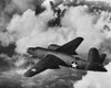 High angle view of a military airplane in flight Poster Print - Item # VARSAL990118