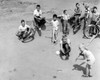 Group of children playing baseball Poster Print - Item # VARSAL2557357