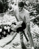 High angle view of a young couple in a garden Poster Print - Item # VARSAL25525115