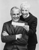 Close-up of a senior couple looking at a check and smiling Poster Print - Item # VARSAL25519151B