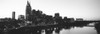 Skylines at dusk along Cumberland River, Nashville, Tennessee, USA Poster Print - Item # VARPPI172574