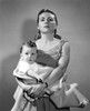 Portrait of young mother holding baby boy Poster Print - Item # VARSAL2559818C