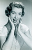 Portrait of surprised young woman Poster Print - Item # VARSAL255417242