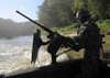 A Special Warfare Combatant-craft Crewman manning an M240N .762mm machine gun at Fort Knox. Poster Print - Item # VARPSTSTK103123M