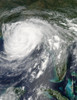 August 29, 2012 - Hurricane Isaac over Louisiana Poster Print