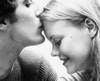 Close-up of a young man kissing a young woman's forehead Poster Print - Item # VARSAL25525672