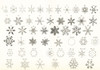 Different forms of snow and hailstones. From The National Encyclopaedia, published c.1890. PosterPrint - Item # VARDPI2430434