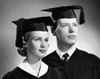 Two graduates in graduation gowns Poster Print - Item # VARSAL2553262B