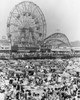 High angle view of tourists on the beach  Coney Island  Brooklyn  New York City  USA Poster Print - Item # VARSAL2551941