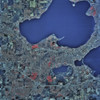 Satellite view of Madison, Wisconsin, 1980 Poster Print - Item # VARPSTSTK200378S