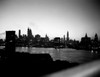 USA  New York  New York City  Brooklyn Bridge with city skyline at dusk Poster Print - Item # VARSAL255416887