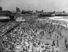 High angle view of tourists on the beach  Atlantic City  New Jersey  USA Poster Print - Item # VARSAL25527519