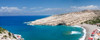 Matala Bay  Heraklion District  Crete  Greece Poster Print by Panoramic Images (30 x 12) - Item # PPI158473