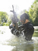 Special operations forces soldier emerges from water armed with a Steyr AUG assault rifle Poster Print - Item # VARPSTTWE300055M