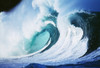 Stormy Ocean Wave Curling Over With Whitewash And A Barrel Forming. PosterPrint - Item # VARDPI1993095